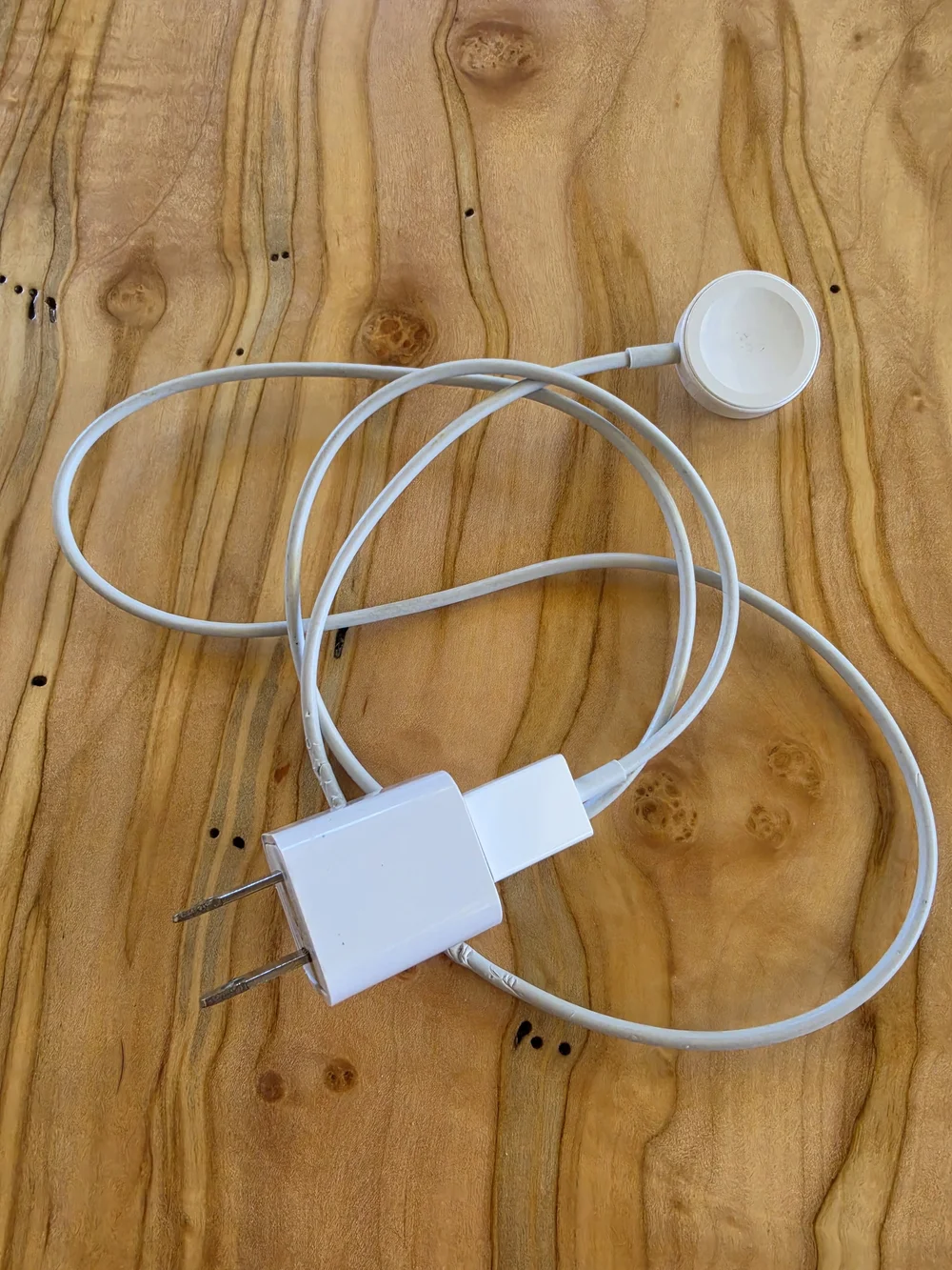 Apple Watch Magnetic Charging Cable + USB Wall Adapter Series 1-7 SE Models EUC